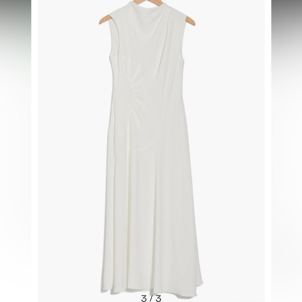 New A.L.C. Kaia Gathered Sleeveless Midi Dress. - Picture 7 of 10